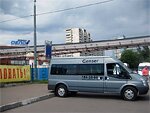 Бесплатный автобус Genser в пункт аренды автомобилей АрендаАвто-элк на ул.Добролюбова